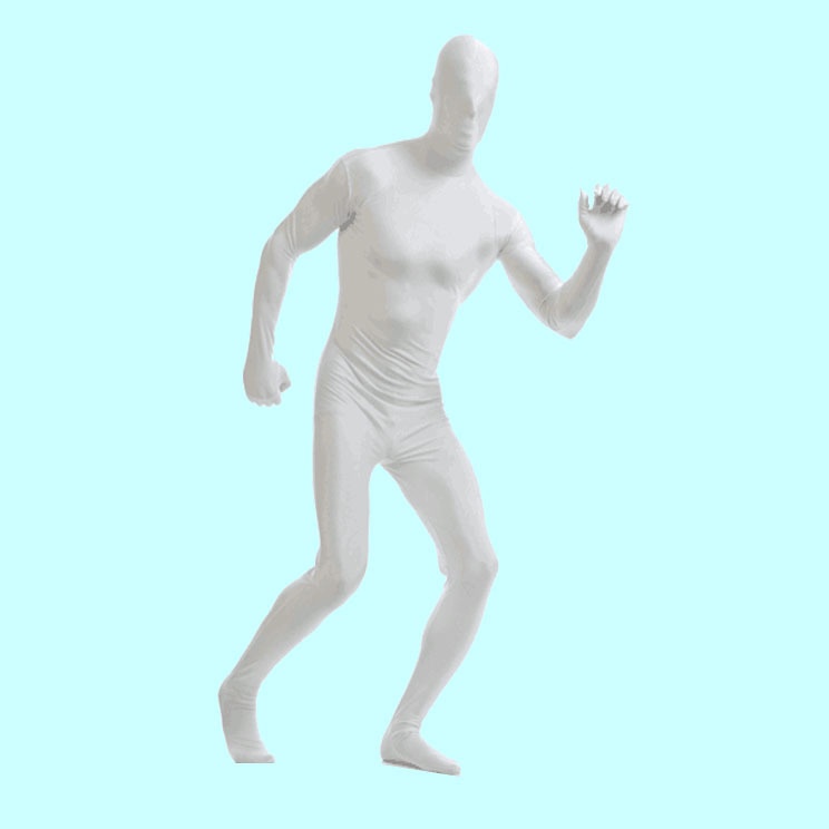 Green Screen Bodysuit, Ganzkörperanzug Mit Reißverschluss & Getrennten Fingern – Für Film, Live-Streaming (170cm)