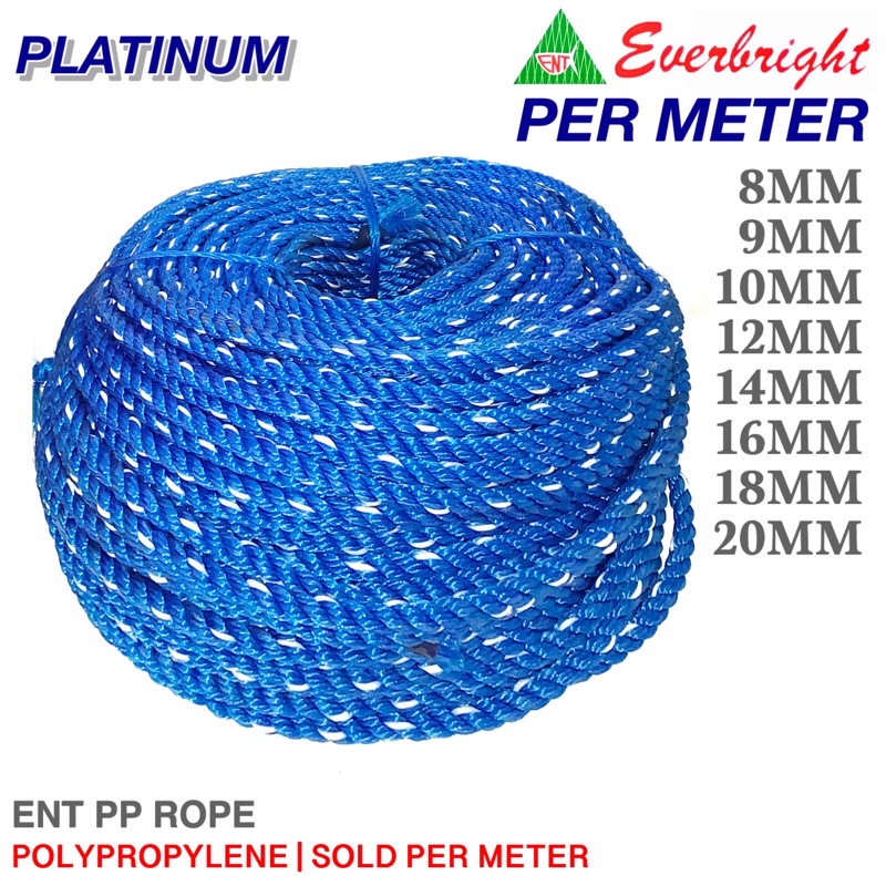 8mm Blue Polypropylene Rope/Twine