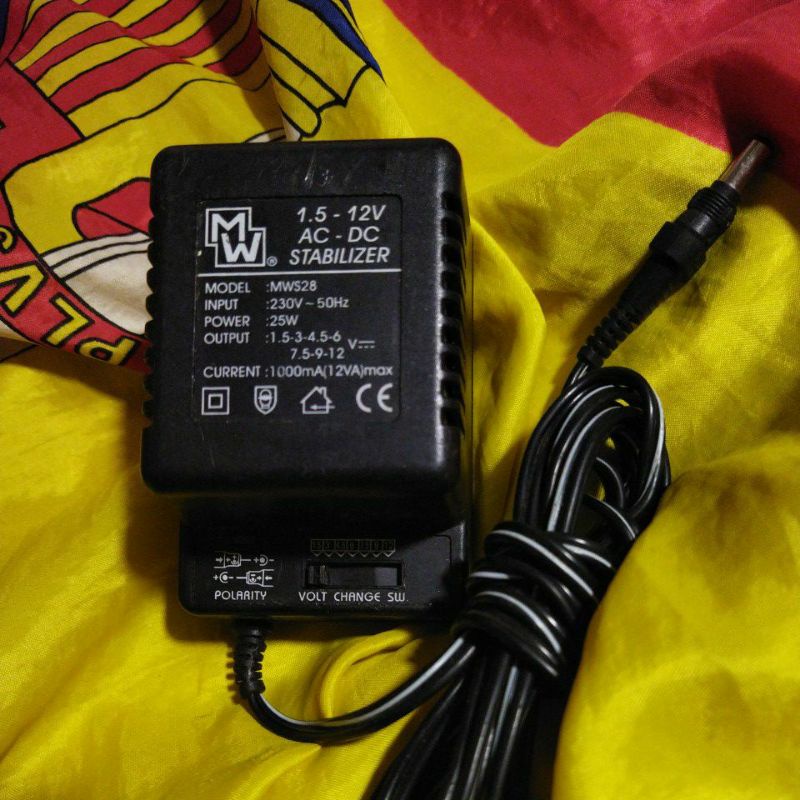 1000ma (1a) 12v 12VA AC/AC (AC Output) Power Adaptor