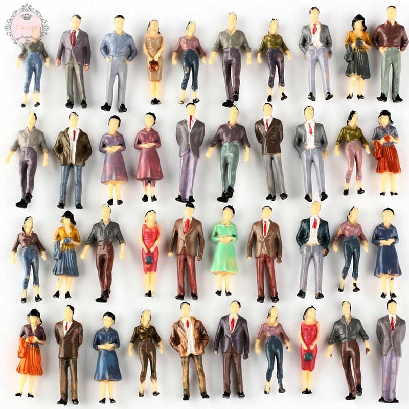 Model People Figures Miniature Display Decoration Plastic 50pcs ...