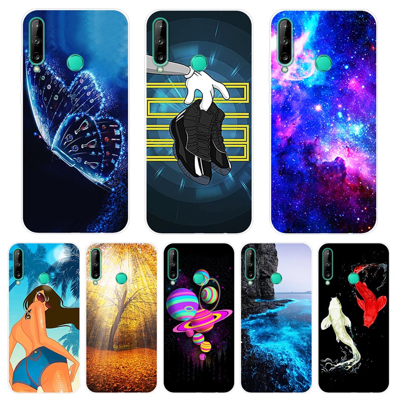 Huawei Y7P Printed Cartoon Pattern Back Protective Case Cover For ...