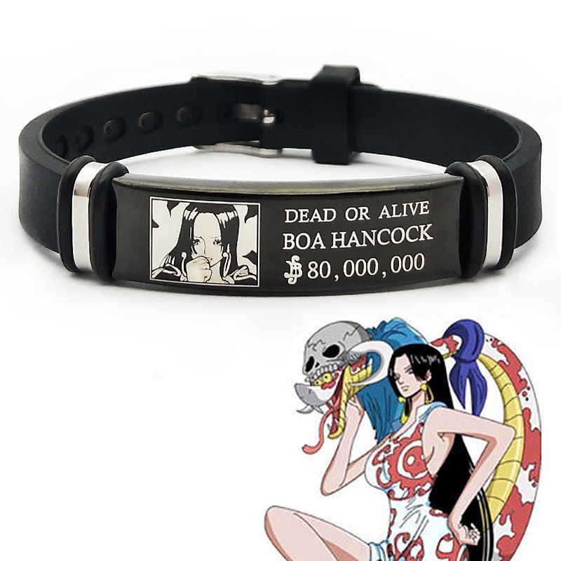 2023 New listing One Piece wanted Cartoon Bracelet Creative Peripheral