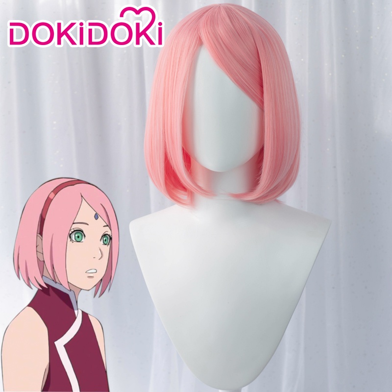 Shopee TOP10 DokiDoki Anime Cosplay Cosplay Haruno Sakura Wig Pink Cute ...