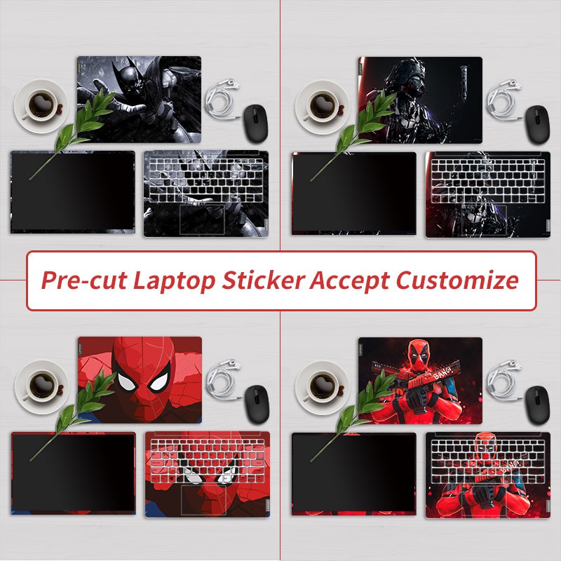 Marvel Movie Characters Laptop Skin Sticker Cover Decals Protector for ...