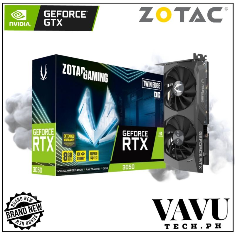 Zotac Gaming RTX 3050 Twin Edge OC 8GB GDDR6 Video Graphics Card | Shopee  Philippines