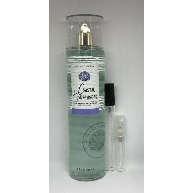 Bath and Body Works COASTAL HYDRANGEAS Mist (5ML/10ML) | Shopee Philippines
