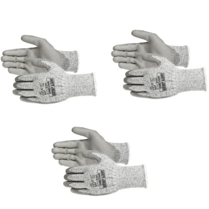 3 PRS Safety Jogger Shield Level 5 Cut Resistant Work Gloves AntiCut