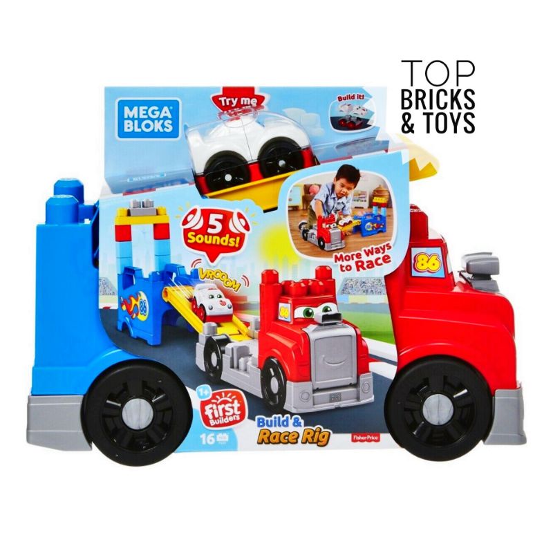 MATTEL, Fisher Price Mega Bloks Build & Race Rig | Shopee Philippines