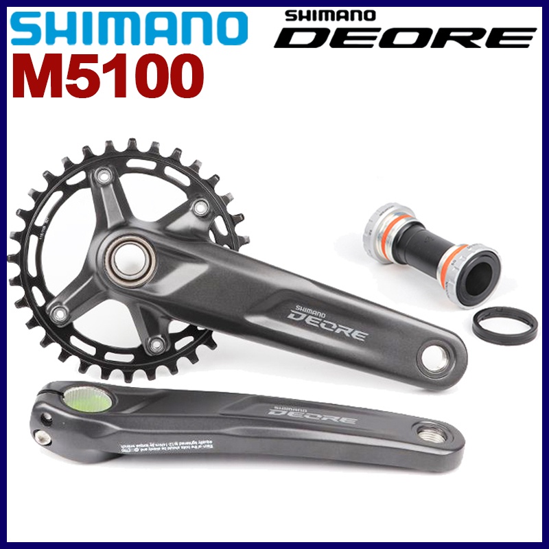 Shimano Deore M5100 Crankset 1x11 Speed 2x11 Speed Mountain Bike Bicycle Crankset MTB Arm Crank 36 26T 32T BB52 10 Speed Shopee Philippines