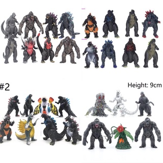 Set of 2 Godzilla Earth MechaGodzilla Figures King of The Monsters