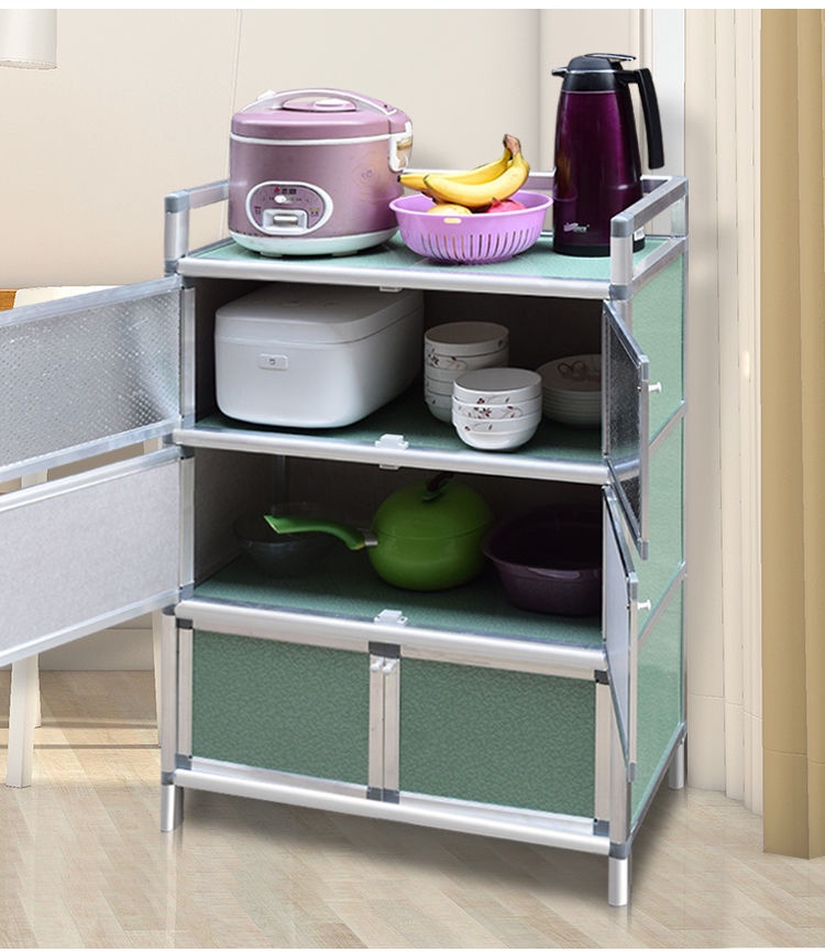 Fresh Look at Guga Aluminum Alloy Kitchen Cabinet Storage Cabinet Living Room Storage