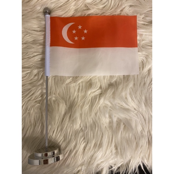 Singapore Table Top Flag (Metal Stand) Shopee Philippines