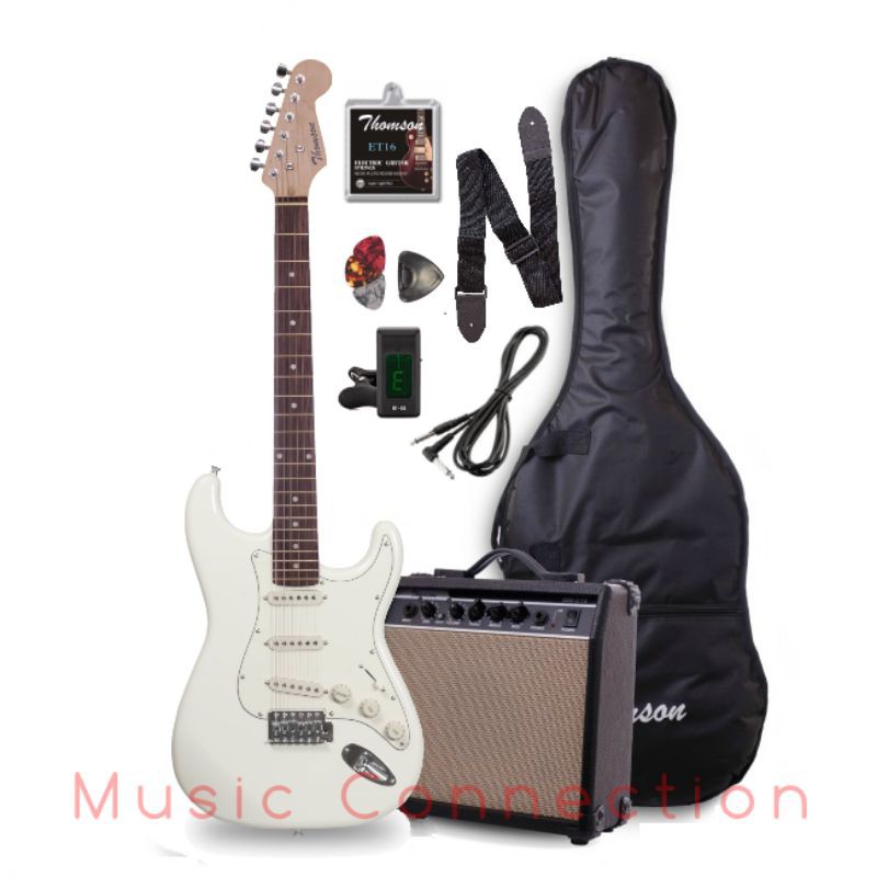 COMPLETE PACKAGE Thomson Stratocaster Electric Guitar | Shopee Philippines