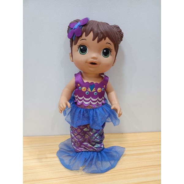 Baby Alive Shimmer and Splash Mermaid / Snackin Lucas - Hasbro / Super ...