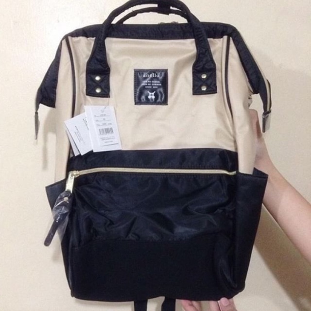 Anello Backpack Mini (nylon) black/beige