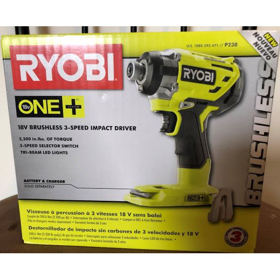 Ryobi p238 impact discount driver