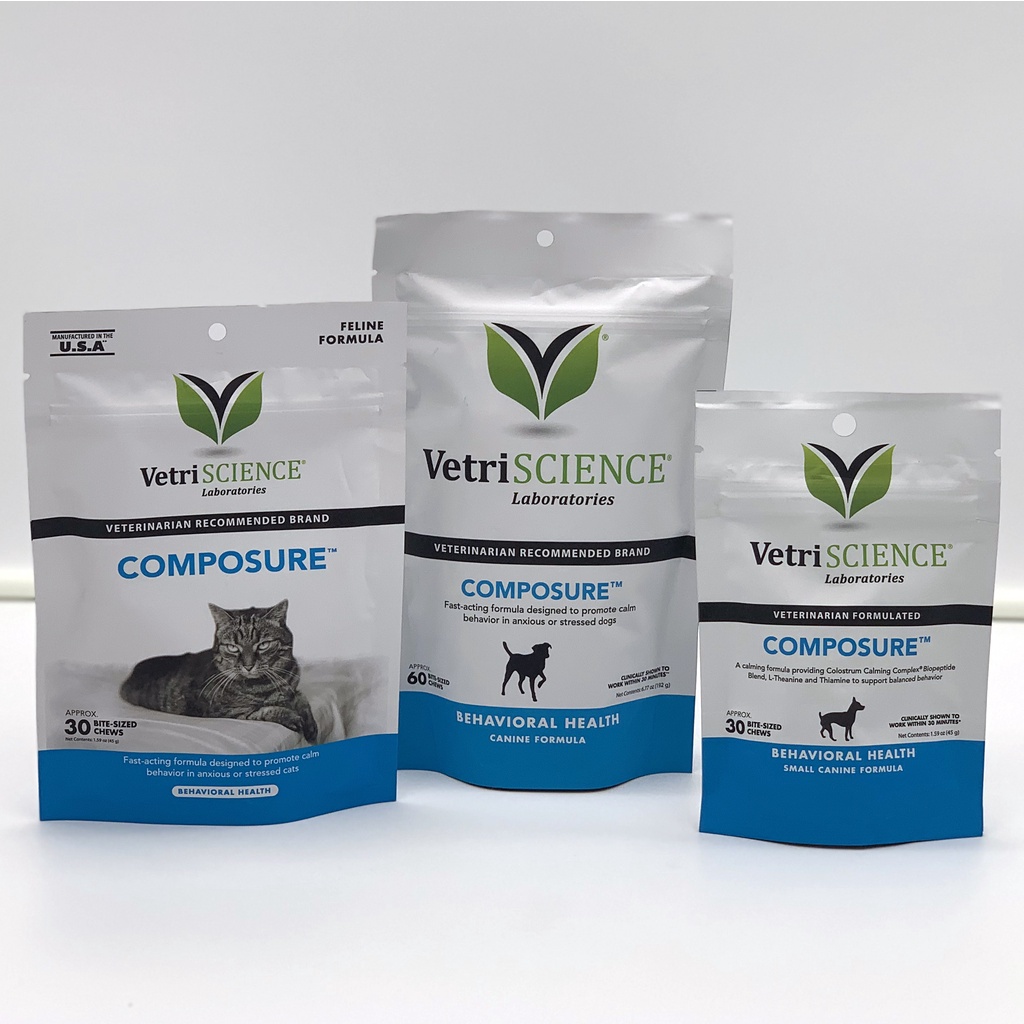 VetriScience Composure Behavioral Health Supplement for Dogs & Cats