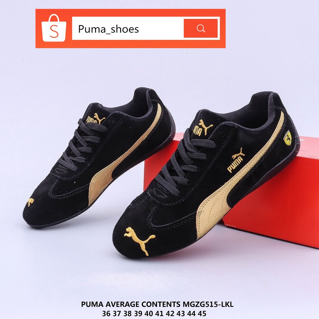 Original Puma Future Cat Leather Sf Black Casual Sneaker Shoes for Women and Men Shopee