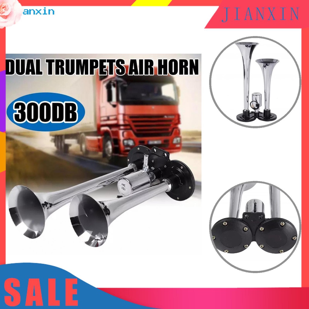 Waterproof Electric Trumpet Dual Trumpet Vibration-free Vehicle Horn ...