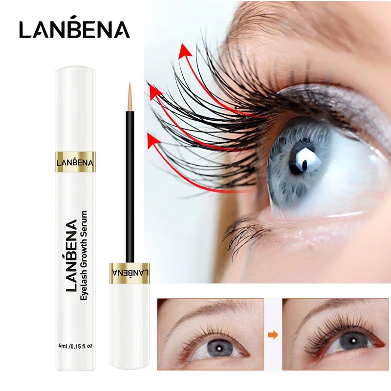 LANBENA Eyelash Growth Eye Serum 7 Day Eyelash Enhancer Shopee