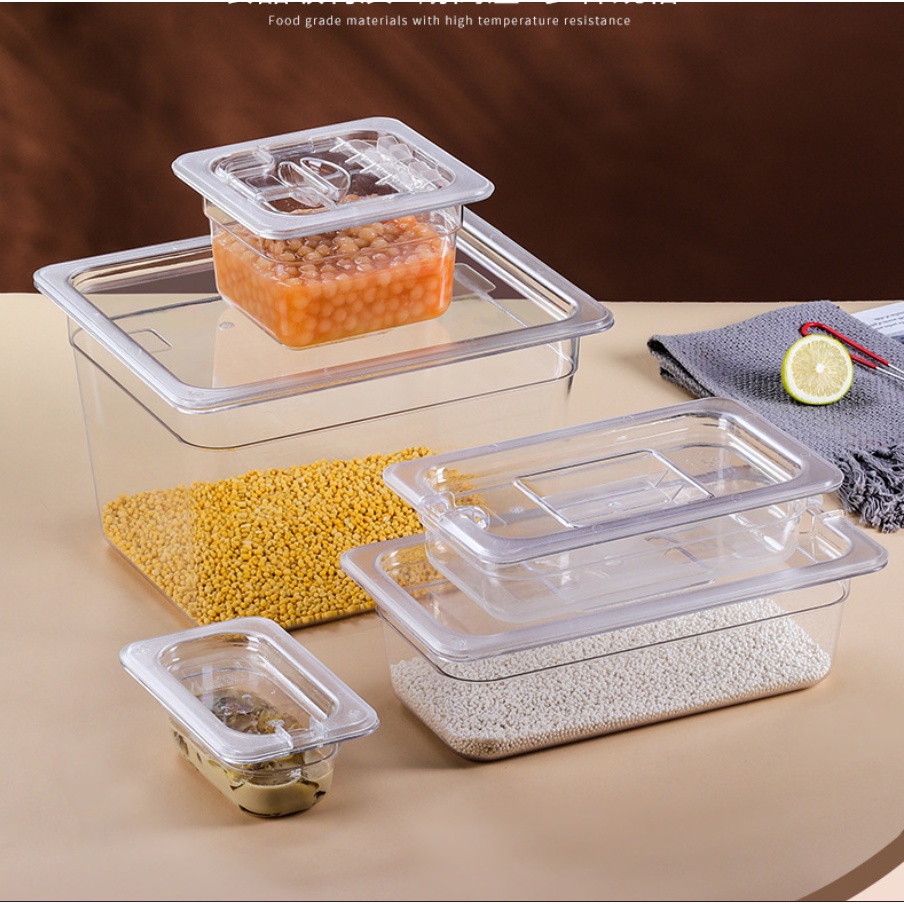 Acrylic Sinker Container Food Pan Sauce Pan Food Container Canister ...
