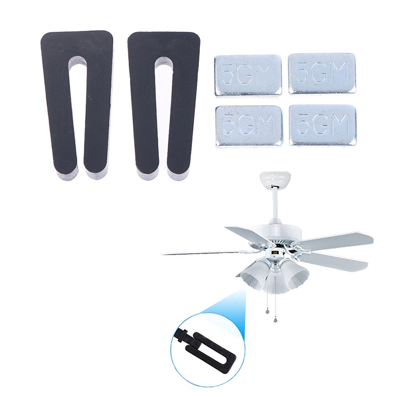 2Sets Ceiling Fan Blade Balancing Kit Fan Light Balancer 5GM Balance