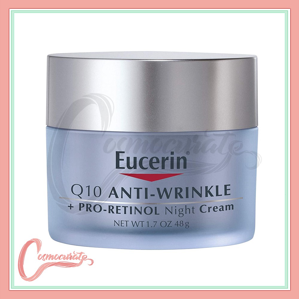 Eucerin Q10 AntiWrinkle Face Night Cream Unscented (48g) Shopee Philippines