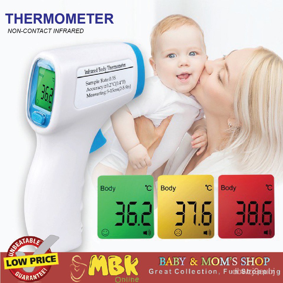 Cek Suhu Badan Infrared Body Skin Thermometer Digital Noncontact