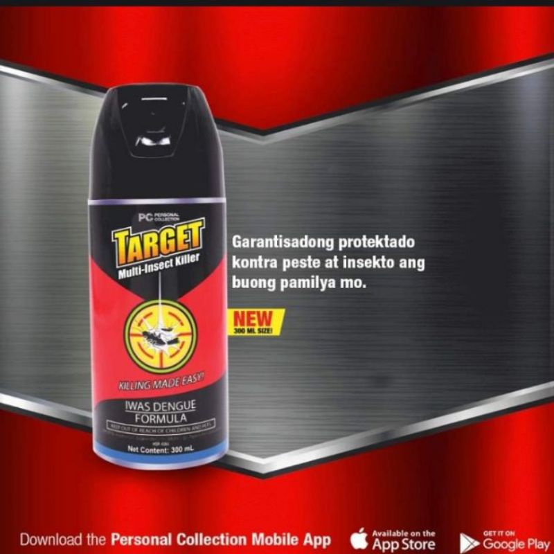 PERSONAL COLLECTION TARGET MULTIINSECT KILLER 600ML/300ML Shopee