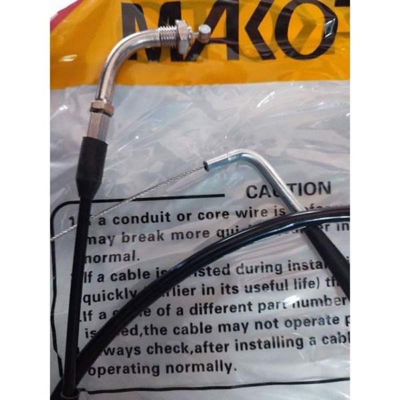 MAKOTO THROTTLE CABLE DIO RACING UNIVERSAL 28MM WITH THREAD Shopee