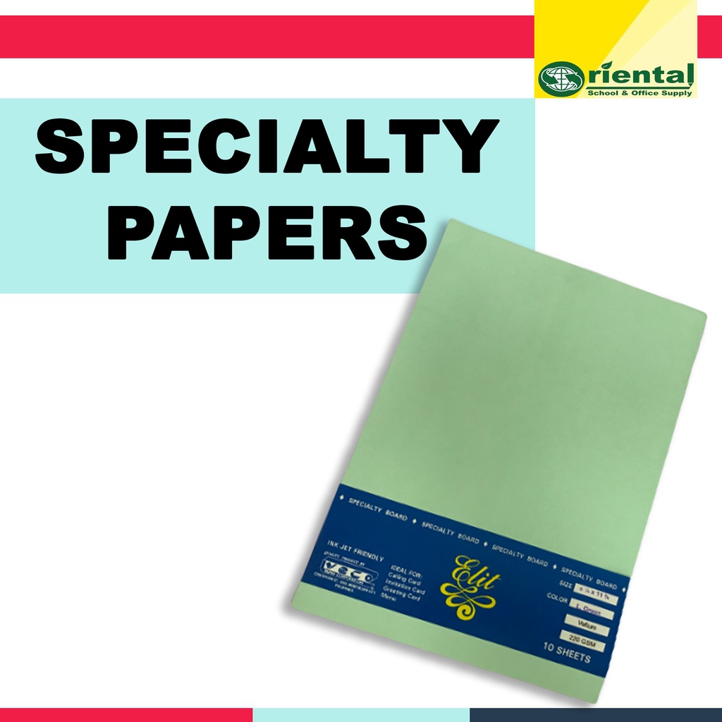 1 pack Colored Specialty Paper Vellum Board short Size Colored Thick