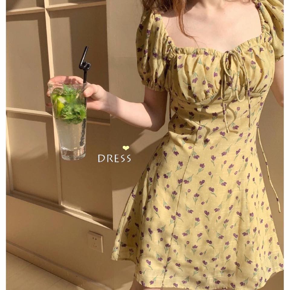 Floral 2025 dress shopee