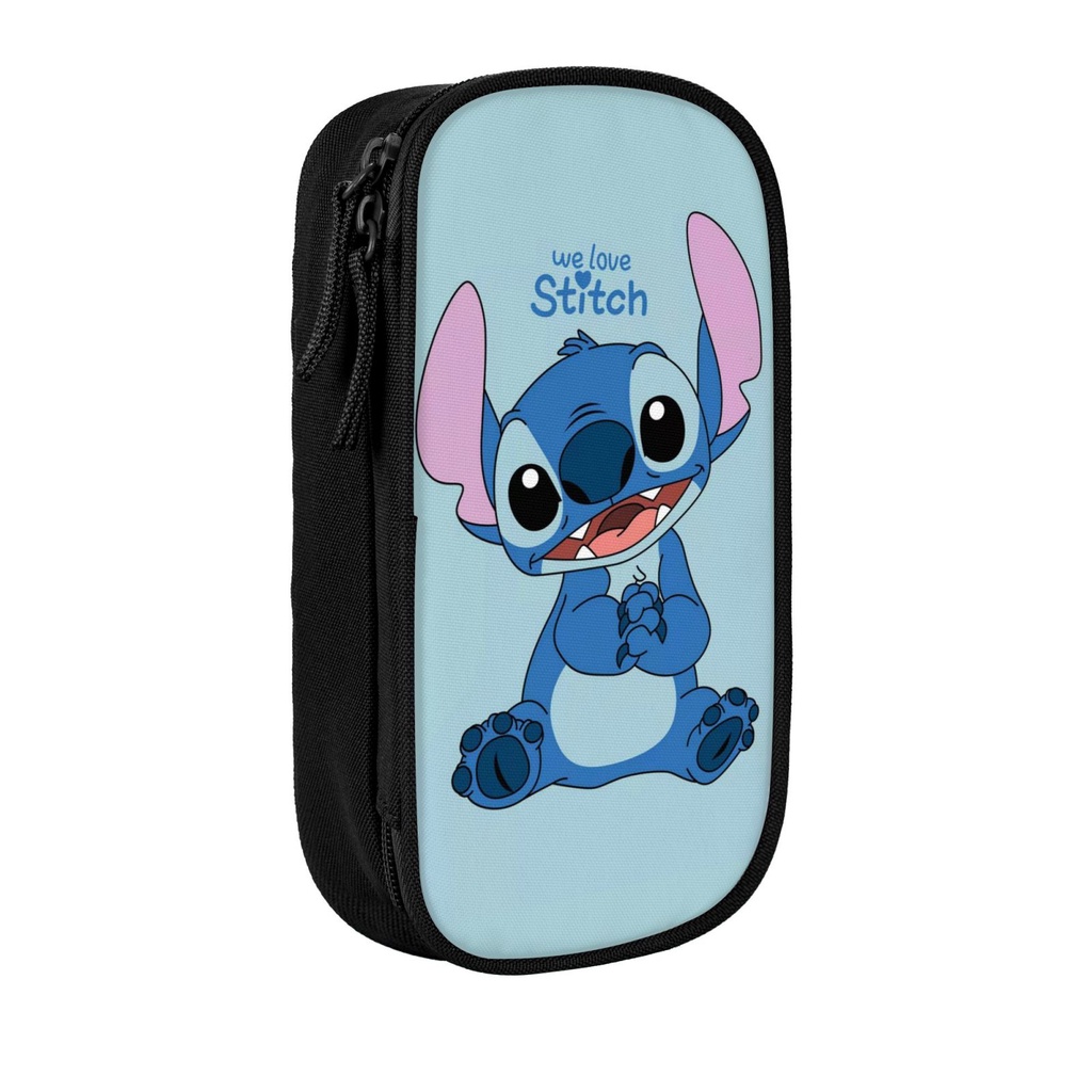 Disney Lilo & Stitch Printed Pencil case Large Capacity Pen case Pen ...