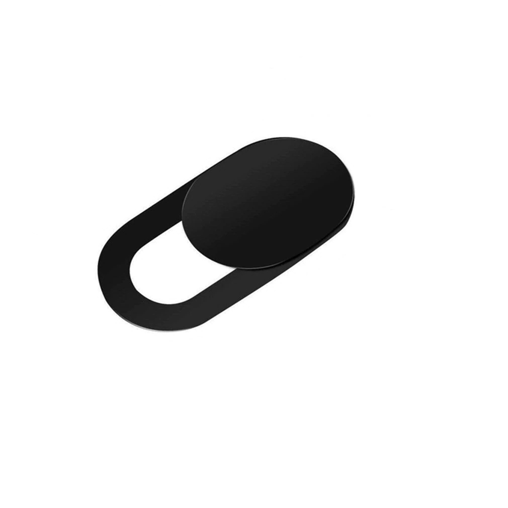 Yenvory Copri Webcam Ultra Sottile 0,6 Mm – Set Da 3 Con Slider Per Laptop, Tablet E Smartphone (Nero)