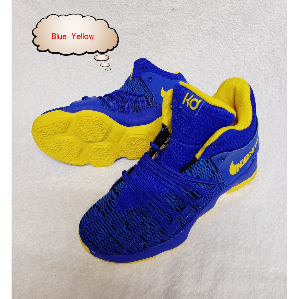 Kd shoes best sale blue and yellow