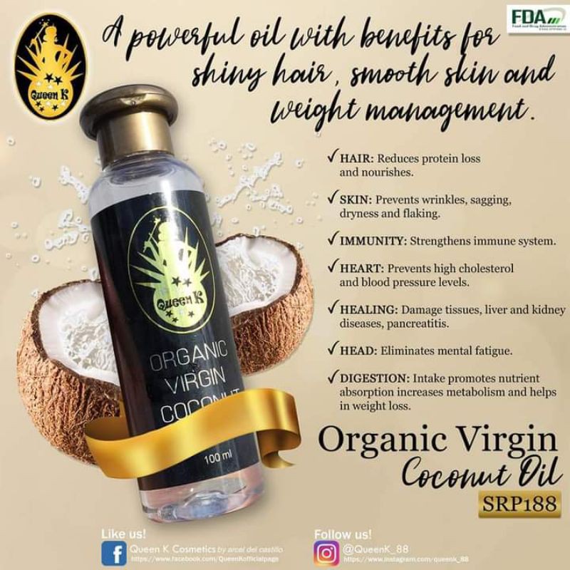 Queen K Virgin Coconut Oil Shopee Philippines