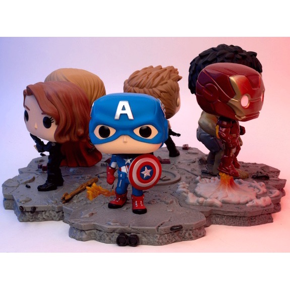 Funko Pop! Avengers Assemble Deluxe: Iron Man, Hulk, Hawkeye, Thor