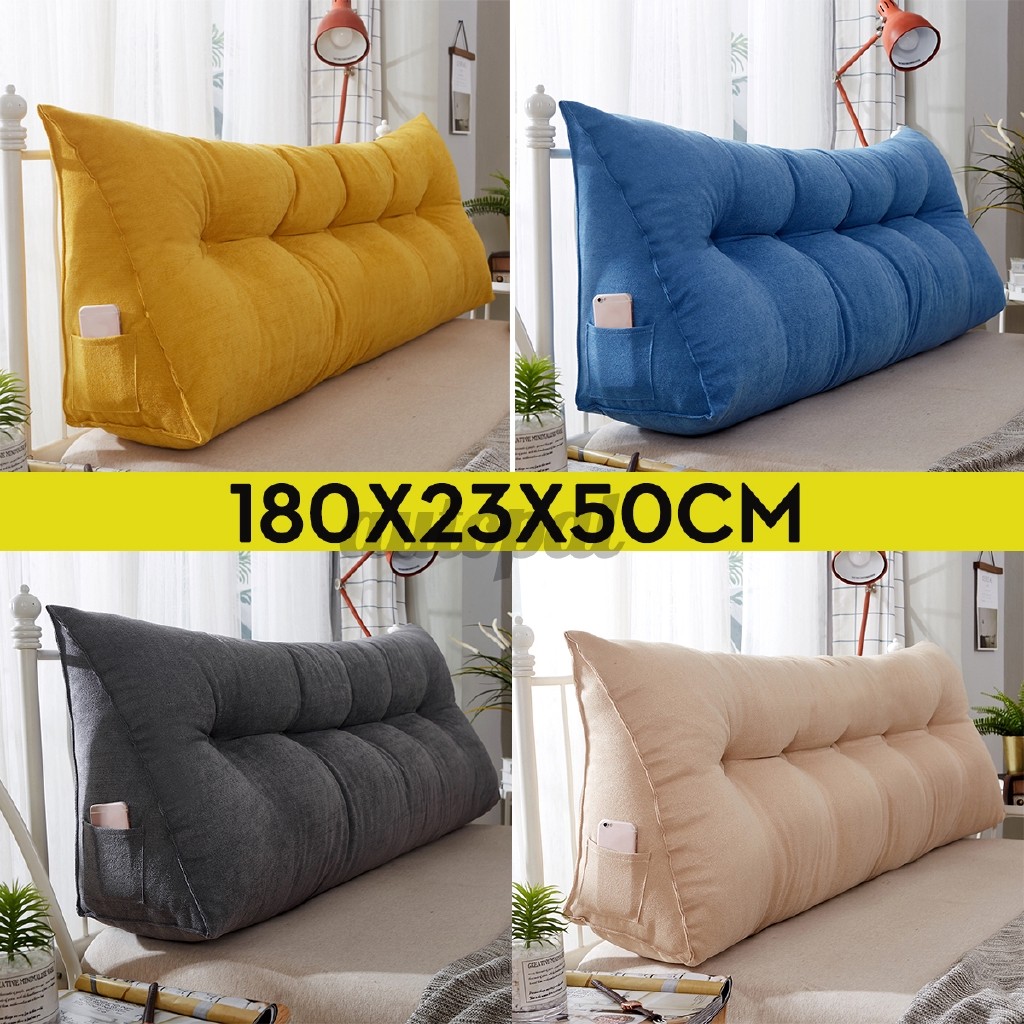 Sofa bed large filled triangular hot sale wedge cushion