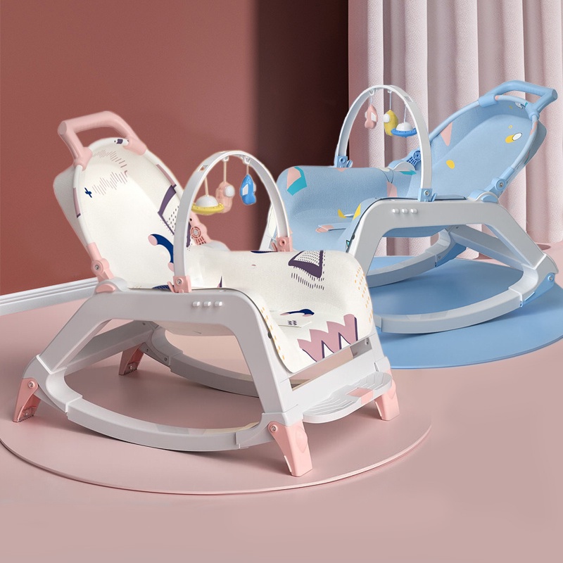 Baby Corp Deluxe Baby Rocker Infant Bouncer 2 in 1 Toddler Rocker Chair