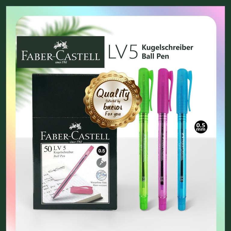 Bnesos Stationary School Supplies Faber Castell LV 5 Ballpen 0.5mm 1Pcs ...