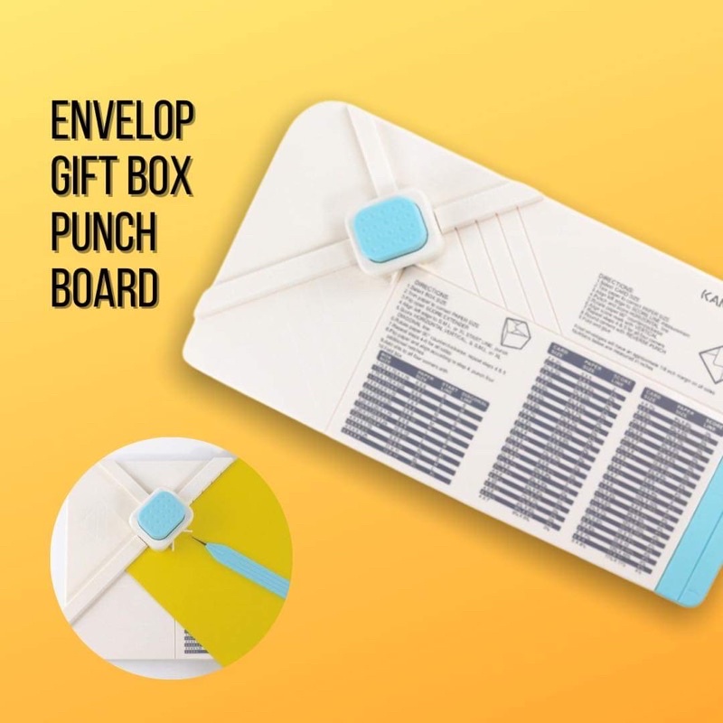 YAMIGO Multi-Purpose Envelope Punch Board multi-function gift box ...