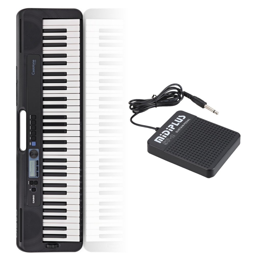 Casio CT S300 61 Key Portable Keyboard Black