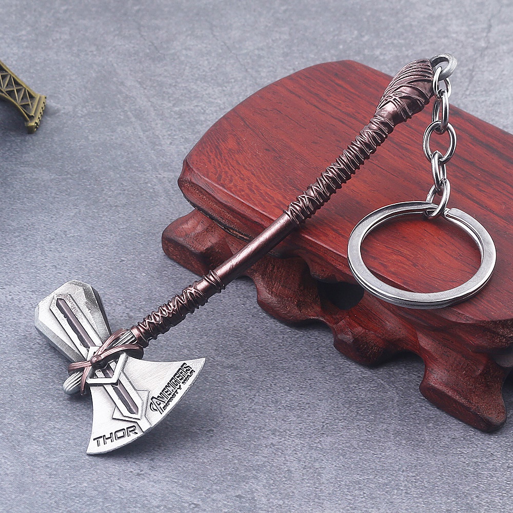 Thor Storm Tomahawk Keychain Slash Thanos Avengers Alliance 3 Car ...
