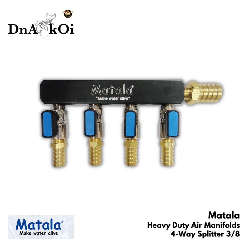 MATALA Matala Heavy Duty Air Manifolds 4way Splitter 3/8 Shopee