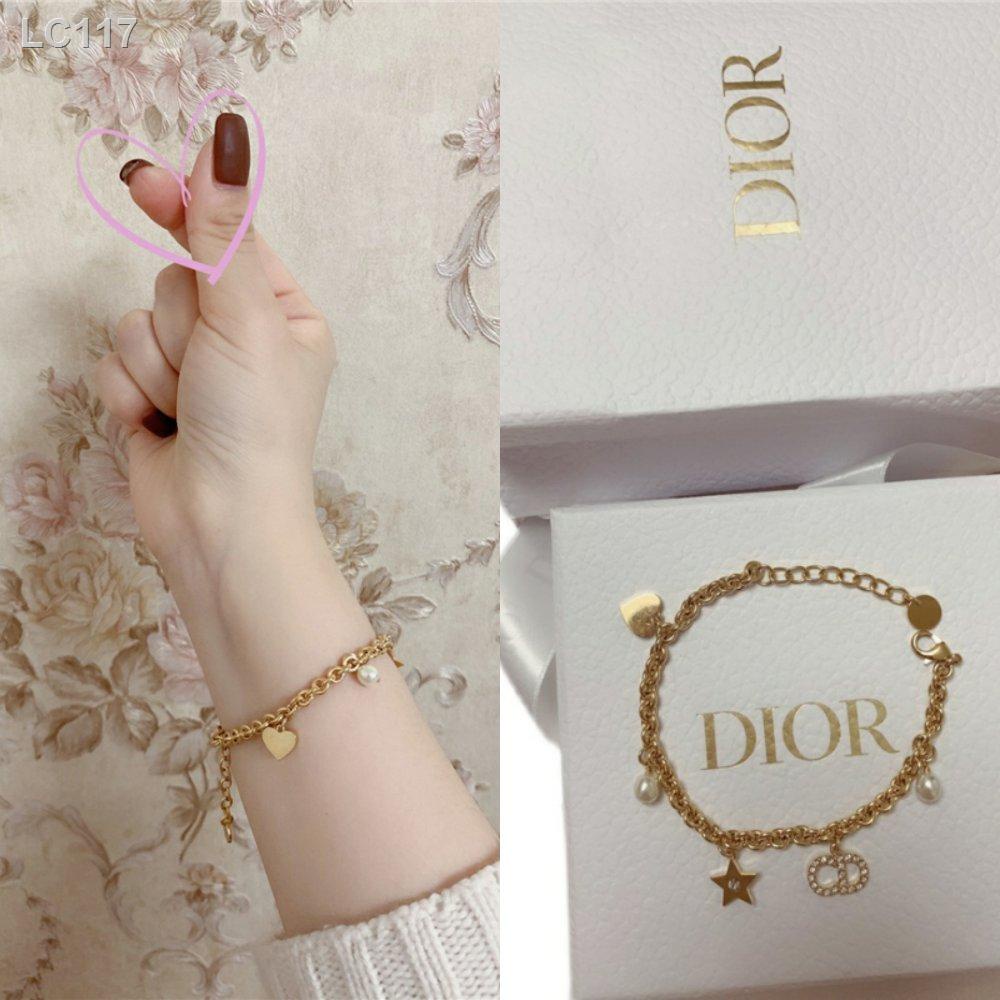 ๑22 New Purchasing Dior Dior Bracelet Female Love Clair D Lune Bracelet  Gold Star Tanabata Double La | Shopee Philippines