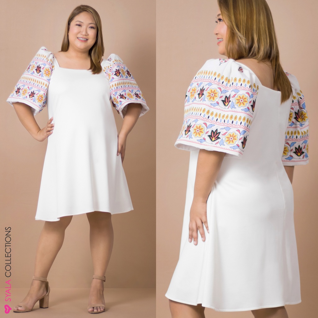 Modern filipiniana dress for plus size best sale