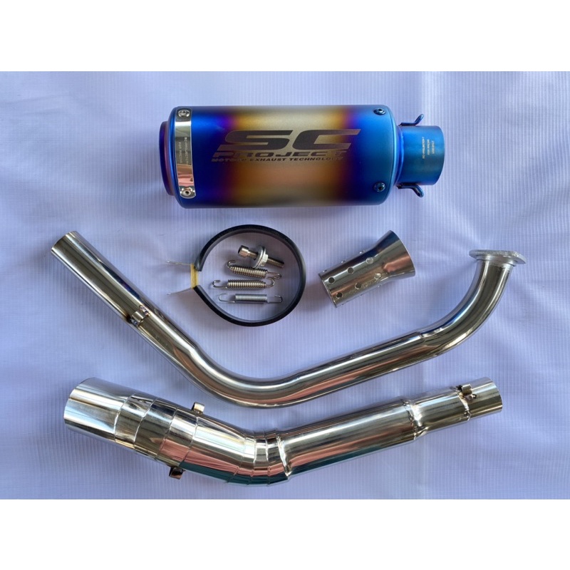 Sc Project with elbow for Yamaha R15 V3 | MT 15 | XSR155 | Shopee ...