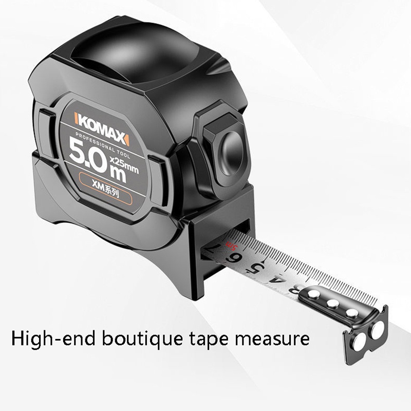 Komax High Quality Stainless Steel Digital Tape Measure Industrial Grade Double Sided Tape