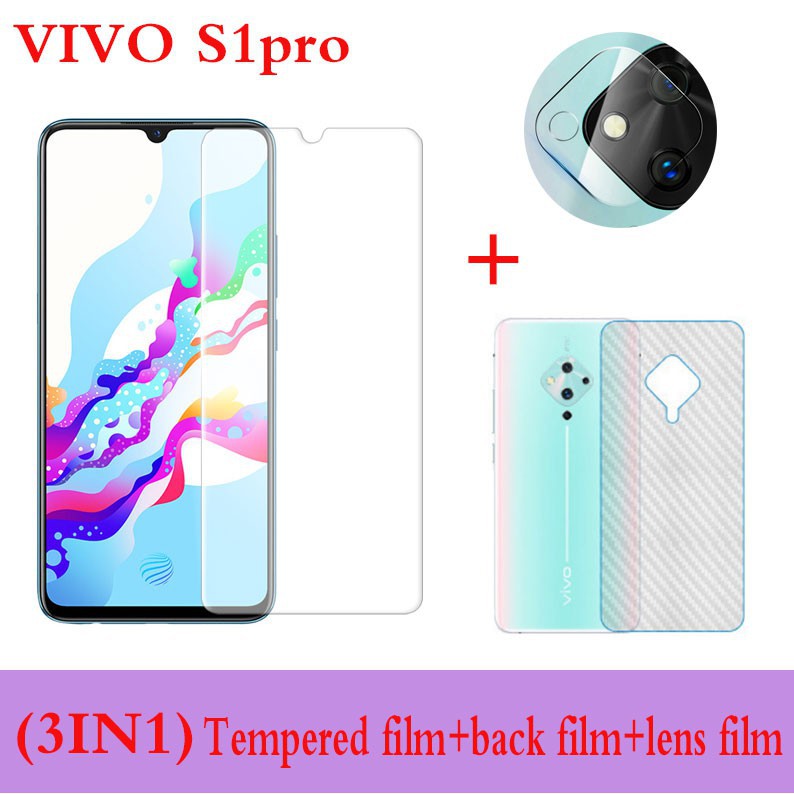 Screen Protectors Vivo S1 Pro Camera Lens Protector 3in1) Vivo S1