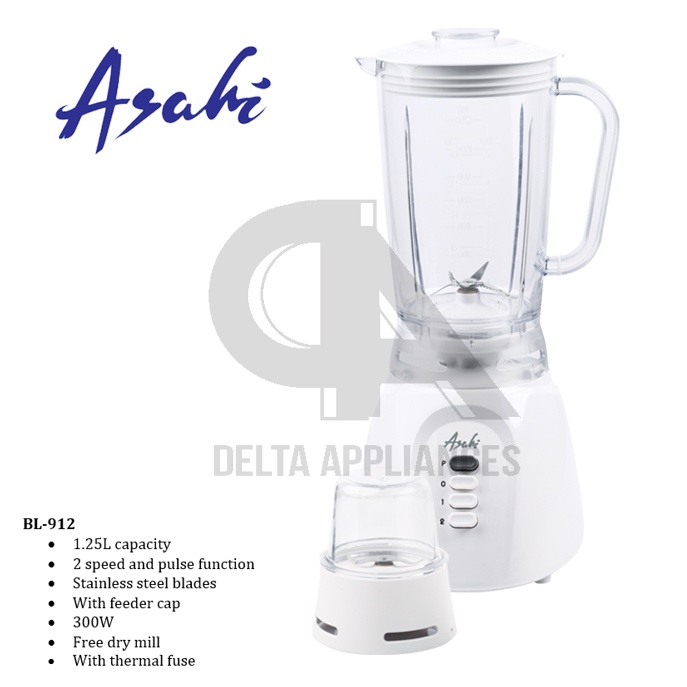Asahi BL912 Blender 1.25L Shopee Philippines